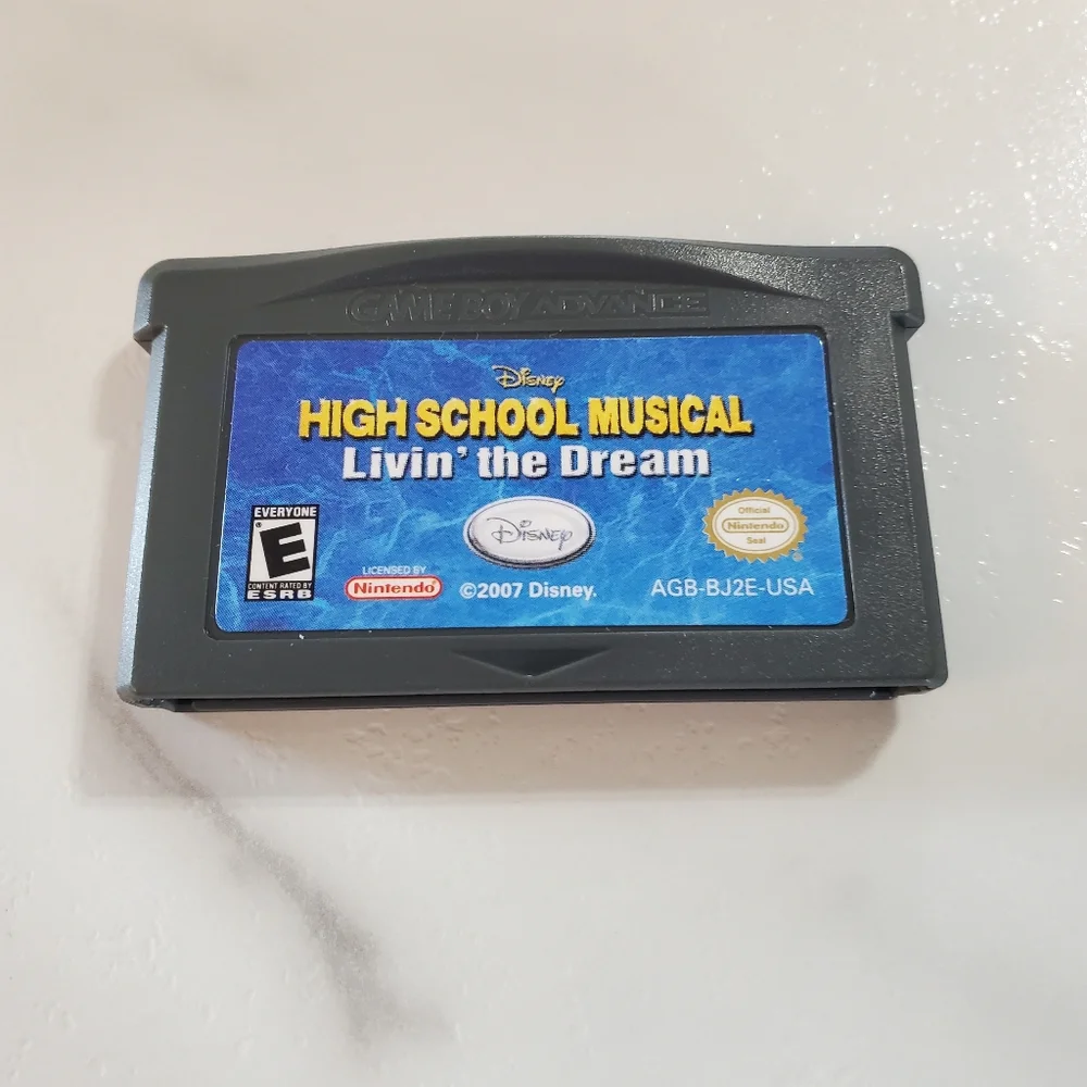 Disney High School Musical Living The Dream Game Boy Advance *TESTED*